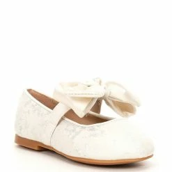 Brand new 🧨 Edgehill Collection X Nicola Bathie 👧 Girls' Audrey Bow Slip-On Flats (Toddler) Ivory ❤️
