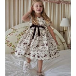 Brand new 🧨 Edgehill Collection X Nicola Bathie 👧 Girls' Audrey Bow Slip-On Flats (Toddler) Ivory ❤️ -Edgehill Collection Store unnamed file 107