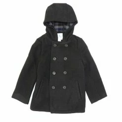 Top 10 👏 Edgehill Collection Little Boys 2T-7 Long Sleeve Hooded Peacoat Black 🧨