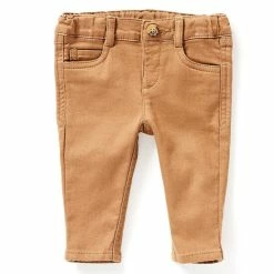 Discount 🌟 Edgehill Collection Baby Boys 3-24 Months Flat-Front Twill Pants Brown 😉