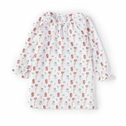Best reviews of 👏 Pearly Gates X Edgehill Collection Little Girl 2T-6X 🎄 Christmas 🍬 Candy Cane Pajama Nightgown White 🧨