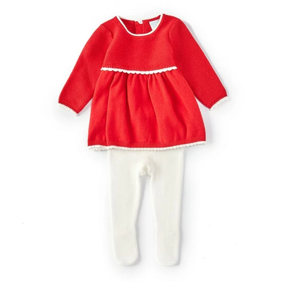 Top 10 π₯° Edgehill Collection Baby π§ Girls Newborn-6 Months Sweater Knit Long Sleeve & Stocking Set Red π 1 Top 10 π₯° Edgehill Collection Baby π§ Girls Newborn-6 Months Sweater Knit Long Sleeve & Stocking Set Red π