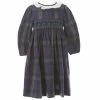 Deals 🥰 Edgehill Collection Little 👧 Girls 2T-6X Plaid Smocked 👗 Dress Green ✨