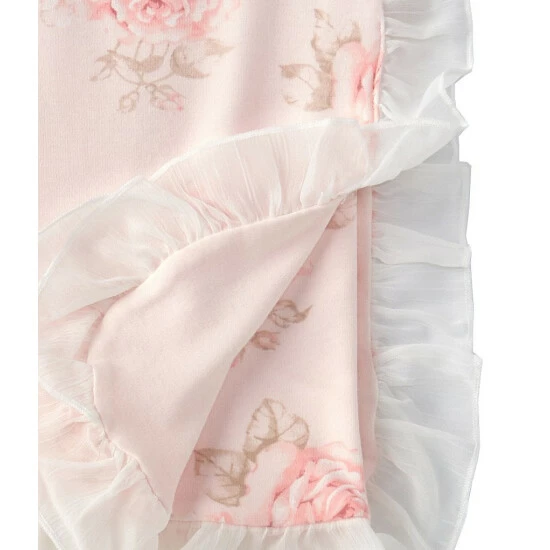 Cheapest π Edgehill Collection Baby π§ Girls Rose Floral Ruffle Chiffon Receiving Blanket Pink Floral 𧨠2 Cheapest π Edgehill Collection Baby π§ Girls Rose Floral Ruffle Chiffon Receiving Blanket Pink Floral 𧨠- Image 2