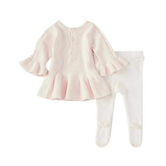 New π Edgehill Collection Baby π§ Girls Newborn-6 Months Cable Knit Sweater & Sweater Knit Pants Set Pink π 2 New π Edgehill Collection Baby π§ Girls Newborn-6 Months Cable Knit Sweater & Sweater Knit Pants Set Pink π - Image 2