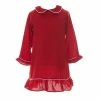 Promo 🎉 Edgehill Collection Little 👧 Girls 2T-6 🎄 Christmas Red Sleep Gown 🌟