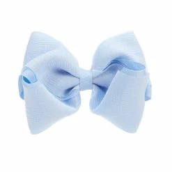 Cheapest ❤️ Edgehill Collection Little 👧 Girls Crushed Chiffon Mini King Bow Blue 🎉