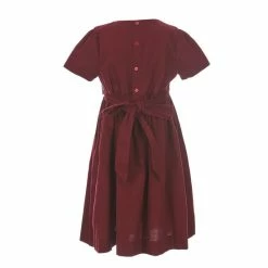 Coupon 👍 Edgehill Collection Little Girl Toddler 2T-6X Cord Cap Sleeve 👗 Dress Burgundy 💯 -Edgehill Collection Store unnamed file 194