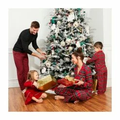 Cheap 🔔 Edgehill Collection Little Kids 2T-6 🎁 Christmas Plaid Family Matching 2 Piece Pajama Set Red ✨ -Edgehill Collection Store unnamed file 198