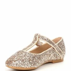 Wholesale 😍 Edgehill Collection X Nicola Bathie 👧 Girls' Sloan T-Bar Glitter Flats (Infant) Champagne ❤️ -Edgehill Collection Store unnamed file 211
