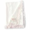 Best reviews of ⭐ Edgehill Collection Baby 👧 Girls Chiffon Ruffle Blanket Ivory ✔️