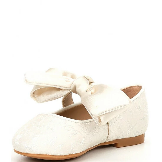 Best Sale 𧨠Edgehill Collection X Nicola Bathie π§ Girls' Audrey Bow Slip-On Flats (Infant) Ivory π 4 Best Sale 𧨠Edgehill Collection X Nicola Bathie π§ Girls' Audrey Bow Slip-On Flats (Infant) Ivory π - Image 4