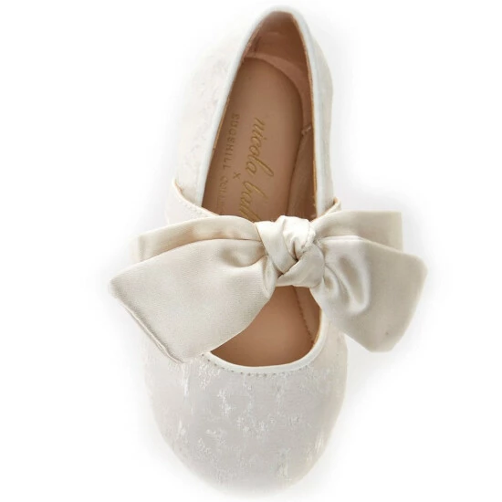 Best Sale 𧨠Edgehill Collection X Nicola Bathie π§ Girls' Audrey Bow Slip-On Flats (Infant) Ivory π 5 Best Sale 𧨠Edgehill Collection X Nicola Bathie π§ Girls' Audrey Bow Slip-On Flats (Infant) Ivory π - Image 5