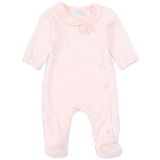 Hot Sale β€οΈ Edgehill Collection Baby π§ Girls Newborn-6 Months Pink Rosette Footed Coverall π 1 Hot Sale β€οΈ Edgehill Collection Baby π§ Girls Newborn-6 Months Pink Rosette Footed Coverall π