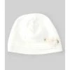 Best Pirce 💯 Edgehill Collection Baby 👧 Girls Flower Interlock Hat Ivory 🎉