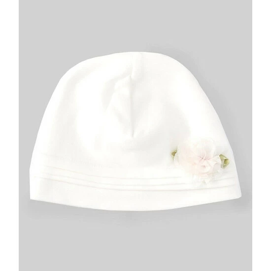 Best Pirce π― Edgehill Collection Baby π§ Girls Flower Interlock Hat Ivory π 1 Best Pirce π― Edgehill Collection Baby π§ Girls Flower Interlock Hat Ivory π