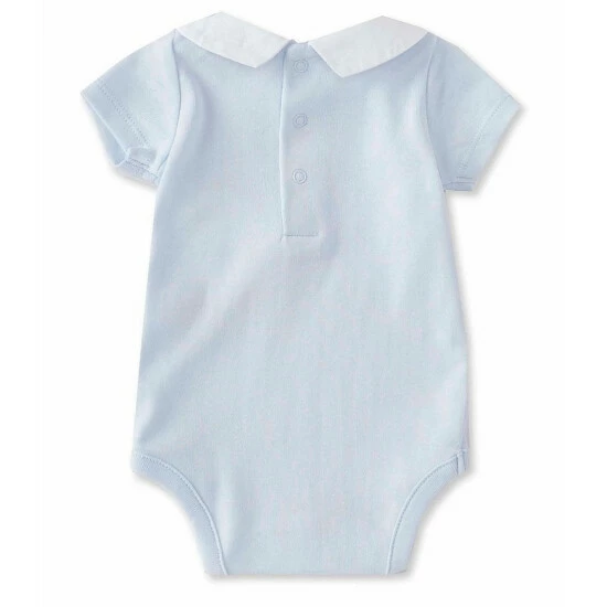 Wholesale 𧨠Edgehill Collection Baby Boys Newborn-6 Months Short-Sleeve Collared Bodysuit Blue π 2 Wholesale 𧨠Edgehill Collection Baby Boys Newborn-6 Months Short-Sleeve Collared Bodysuit Blue π - Image 2
