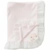 Hot Sale 🔥 Edgehill Collection Baby 👧 Girls Ruffle Rosette Receiving Blanket Pink 😍