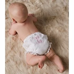 Best deal 🎁 Edgehill Collection Baby 👧 Girls Newborn-24 Months Lace Detail Diaper Cover Pink 👏 -Edgehill Collection Store unnamed file 334