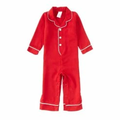 Flash Sale ⭐ Edgehill Collection Baby 12-24 Months 🎁 Christmas Red Button Front Coverall 💯