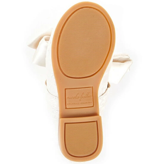 Hot Sale 𧨠Edgehill Collection X Nicola Bathie π§ Girls' Audrey Bow Slip-On Flats (Youth) Ivory π₯ 6 Hot Sale 𧨠Edgehill Collection X Nicola Bathie π§ Girls' Audrey Bow Slip-On Flats (Youth) Ivory π₯ - Image 6