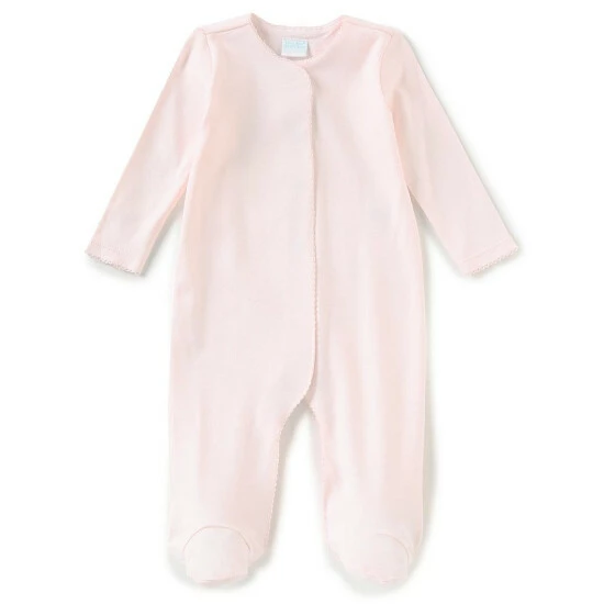 Deals π― Edgehill Collection Supima Cotton Baby π§ Girls Preemie-9 Months Supima Footed Coverall White/pink π₯ 2 Deals π― Edgehill Collection Supima Cotton Baby π§ Girls Preemie-9 Months Supima Footed Coverall White/pink π₯ - Image 2