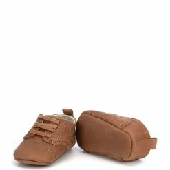 Best Sale ❤️ Edgehill Collection Baby Boys' Derby Leather Crib 👟 Shoes (Infant) Brown 🔔