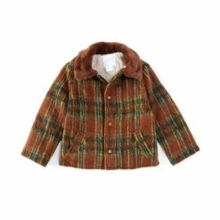 Best Pirce 🧨 Edgehill Collection Edgehill Little Boys 2T-7 Tweed 👕 Shirt Jacket Brown ✔️