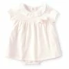 Flash Sale 🔥 Edgehill Collection Baby 👧 Girls Newborn-6 Months Ruffle-Collar Bodysuit 👗 Dress Pink ⭐