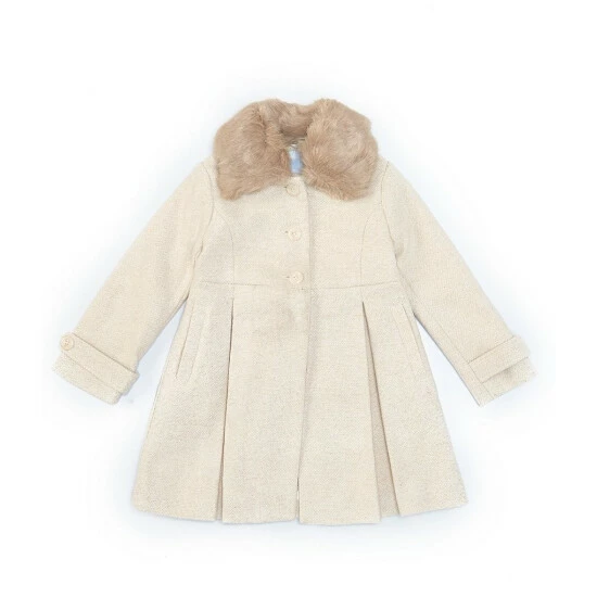 Best Sale π Edgehill Collection Little π§ Girls 2T-6X Faux Fur Peter Pan Collar Single Breasted Bow Back π§₯ Coat Ivory π 1 Best Sale π Edgehill Collection Little π§ Girls 2T-6X Faux Fur Peter Pan Collar Single Breasted Bow Back π§₯ Coat Ivory π
