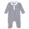 Buy 😀 Edgehill Collection Baby Boys Preemie-6 Months Navy Stripe Footed Coverall 🎁