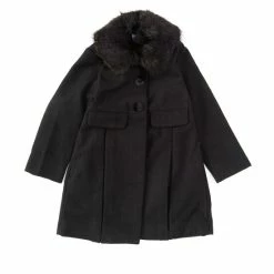 Outlet 👍 Edgehill Collection Little 👧 Girls 2T- 6X Single Breasted Wool 🧥 Coat Red 🎉