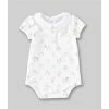 Top 10 🧨 Edgehill Collection Baby 👧 Girls Newborn-6 Months Floral Crochet-Trim Bodysuit White 👏