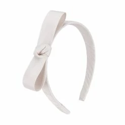 Deals ⌛ Edgehill Collection Little 👧 Girls Matte Satin Bow Headband White 🔥 -Edgehill Collection Store unnamed file 424