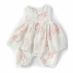 Top 10 👍 Edgehill Collection Baby Girl's Newborn-6 Months Sleeveless Ruffle Collar Floral Chiffon 👗 Skirted Romper Ivory/floral 🔔 -Edgehill Collection Store unnamed file 444