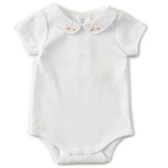 Brand new π Edgehill Collection Baby π§ Girls Newborn-6 Months Floral Embroidered-Collar Bodysuit White π 1 Brand new π Edgehill Collection Baby π§ Girls Newborn-6 Months Floral Embroidered-Collar Bodysuit White π