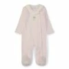 Top 10 😍 Edgehill Collection Baby 👧 Girls Newborn-6 Months Sheep-Applique Footed Coverall Pink ❤️