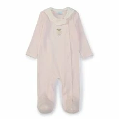 Top 10 😍 Edgehill Collection Baby 👧 Girls Newborn-6 Months Sheep-Applique Footed Coverall Pink ❤️