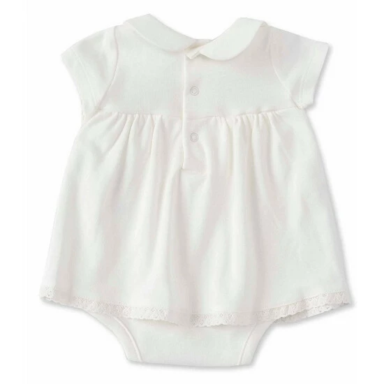 Deals β Edgehill Collection Baby π§ Girls Newborn-6 Months Short-Sleeve Lace Bodysuit π Dress Ivory π₯ 2 Deals β Edgehill Collection Baby π§ Girls Newborn-6 Months Short-Sleeve Lace Bodysuit π Dress Ivory π₯ - Image 2