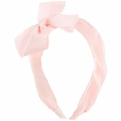 Deals 🧨 Edgehill Collection Little 👧 Girls Grosgrain Bow Headband Light Pink 🎁