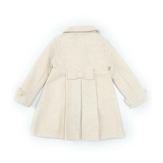 Best Sale π Edgehill Collection Little π§ Girls 2T-6X Faux Fur Peter Pan Collar Single Breasted Bow Back π§₯ Coat Ivory π 2 Best Sale π Edgehill Collection Little π§ Girls 2T-6X Faux Fur Peter Pan Collar Single Breasted Bow Back π§₯ Coat Ivory π - Image 2