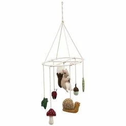 Outlet 💯 Edgehill Collection Wool Felt Forest Animals & Foliage Mobile 😀