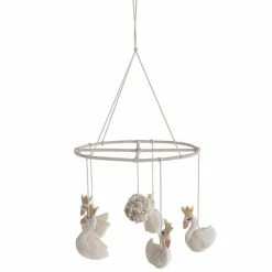 Brand new 🔔 Edgehill Collection Wool Felt Swan Mobile 😉