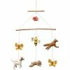 Budget ✨ Edgehill Collection Wood & Wool Felt Animal Mobile 🛒