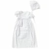Brand new 😀 Edgehill Collection Baby 👧 Girls Newborn-12 Months Lace Christening Gown & Matching Bonnet Set White 🎁