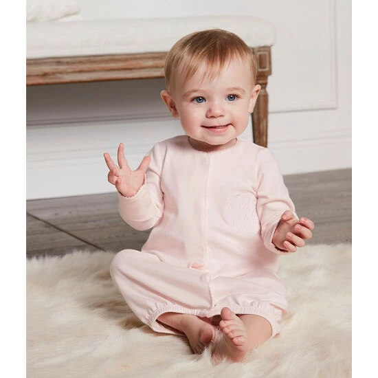 Flash Sale π Edgehill Collection Supima Cotton Baby π§ Girls Newborn-6 Months Supima Gown White/pink Trim π 2 Flash Sale π Edgehill Collection Supima Cotton Baby π§ Girls Newborn-6 Months Supima Gown White/pink Trim π - Image 2
