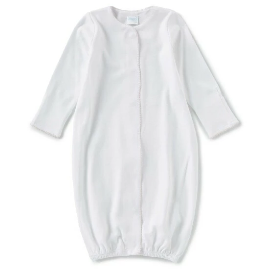 Flash Sale π Edgehill Collection Supima Cotton Baby π§ Girls Newborn-6 Months Supima Gown White/pink Trim π 3 Flash Sale π Edgehill Collection Supima Cotton Baby π§ Girls Newborn-6 Months Supima Gown White/pink Trim π - Image 3