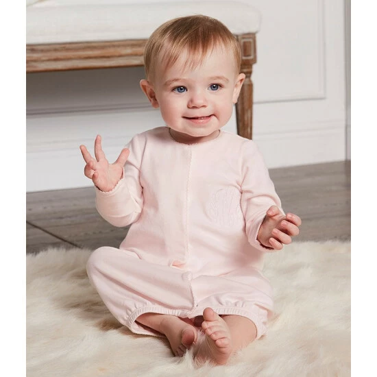 Flash Sale π Edgehill Collection Supima Cotton Baby π§ Girls Newborn-6 Months Supima Gown White/pink Trim π 4 Flash Sale π Edgehill Collection Supima Cotton Baby π§ Girls Newborn-6 Months Supima Gown White/pink Trim π - Image 4