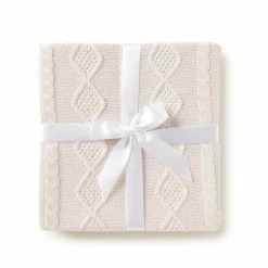 Outlet 💯 Edgehill Collection Cable-Knit Baby Blanket Pink 🔔 -Edgehill Collection Store unnamed file 537