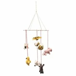 Hot Sale 🔥 Edgehill Collection Wool Felt Farm Animal Mobile Multi 👍
